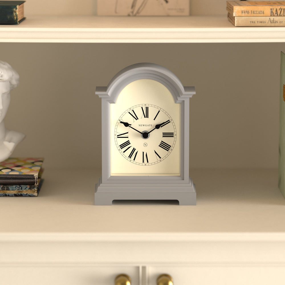 Newgate Fillmore Mantel Clock-Clockwork Grey