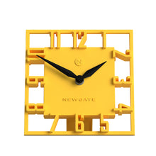 Newgate Highline Mantel Clock-Yellow