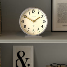 Newgate Q Mantel Clock-Clock Grey