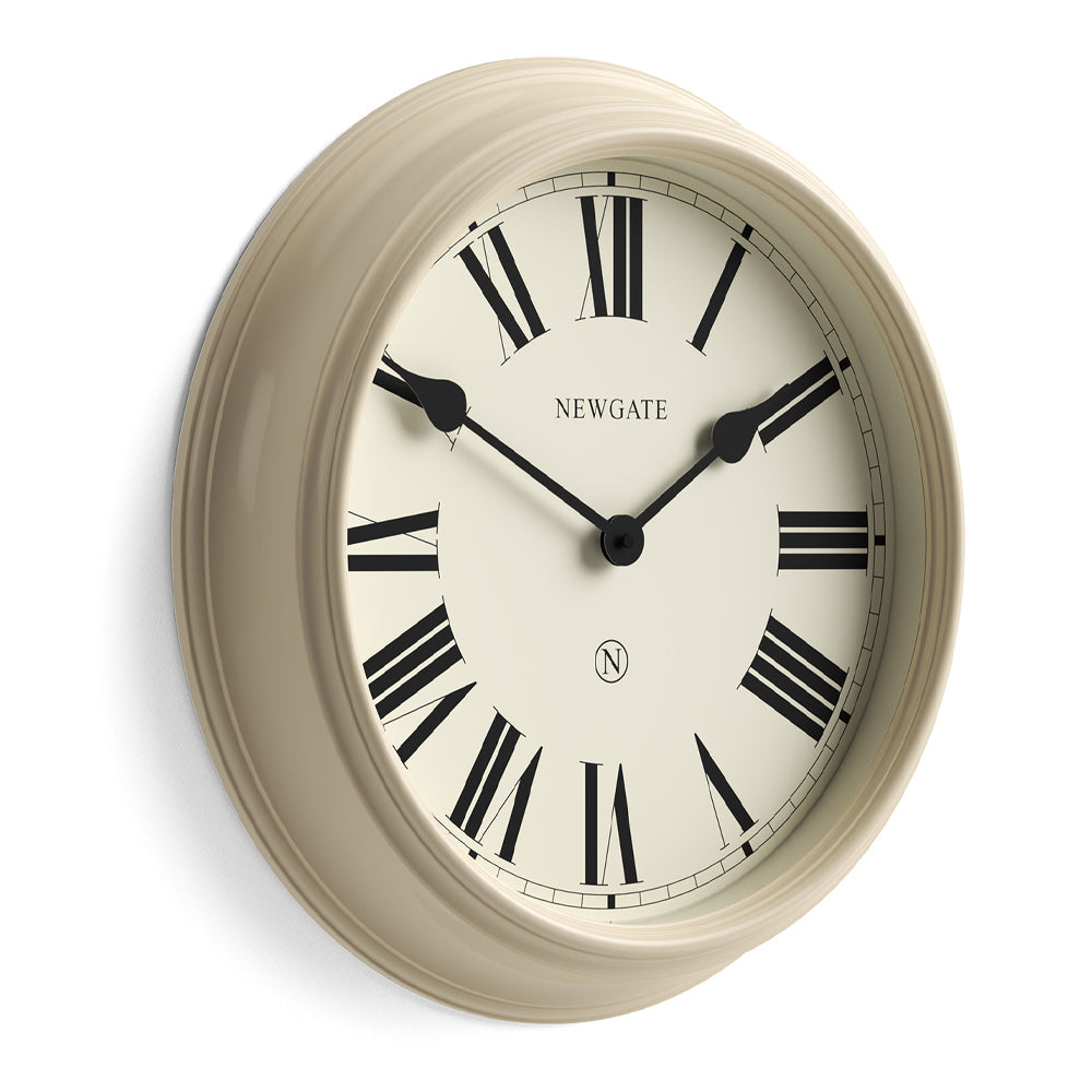 Newgate Notting Hill Wall Clock-Vanilla Cream