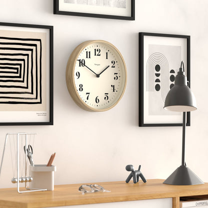 Newgate Number Four Theatre Wall Clock-Faux Wood