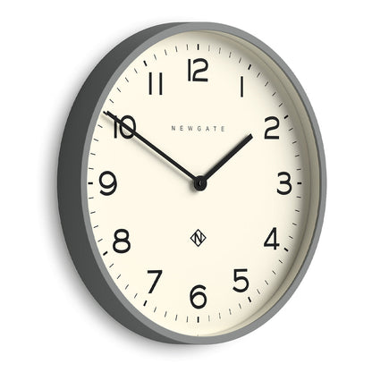 Newgate Number Two Echo Wall Clock-Posh Grey
