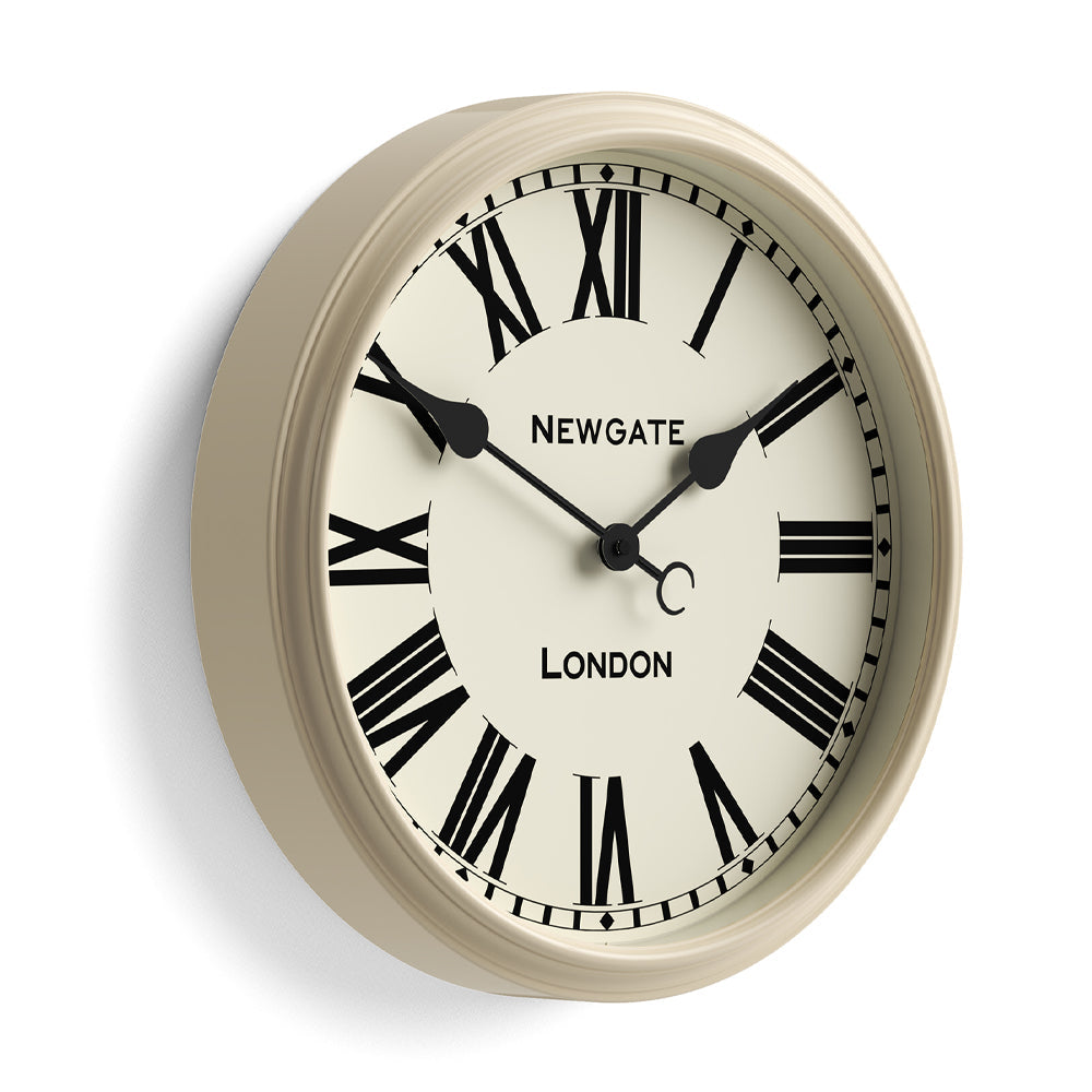 Newgate Spitalfields Wall Clock-Vanilla Cream