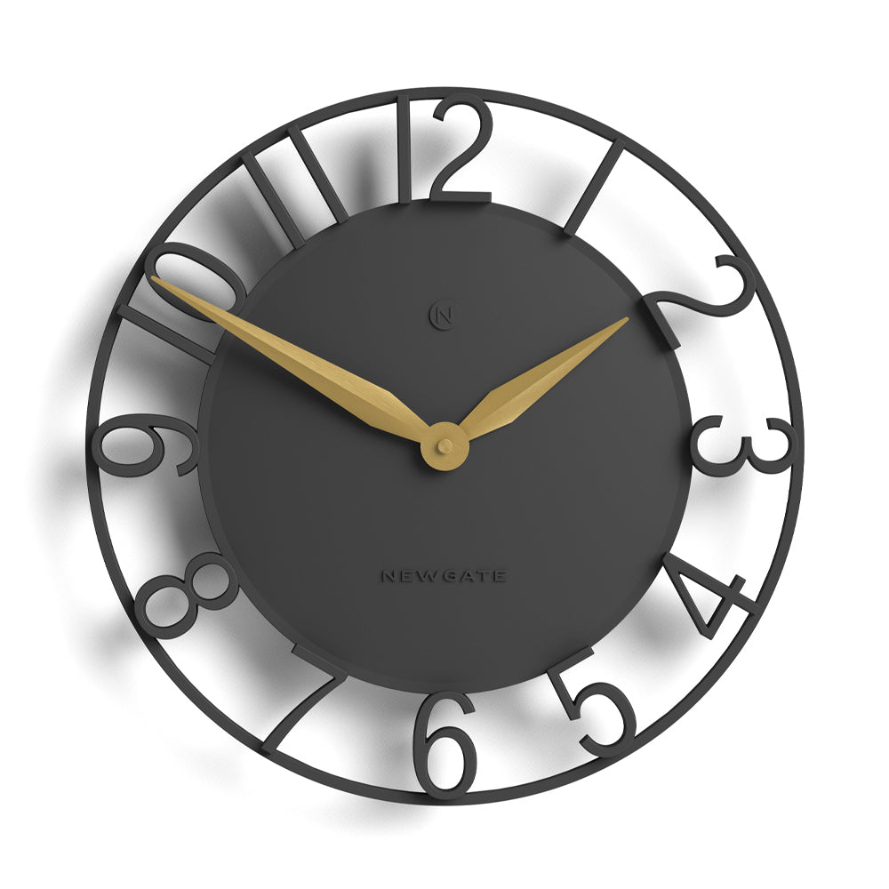Newgate Time Traveller Wall Clock-Grey