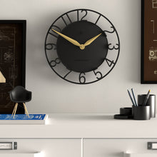 Newgate Time Traveller Wall Clock-Black