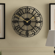 Newgate Warehouse Wall Clock-Black