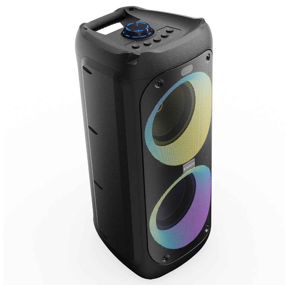 Majority PS200 - Party Speaker 100w Bluetooth Karaoke-DJ-Party-PA System - Black