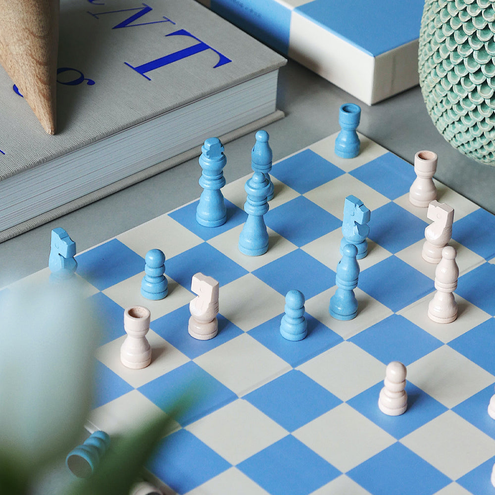 Printworks Play Chess - Sky Blue
