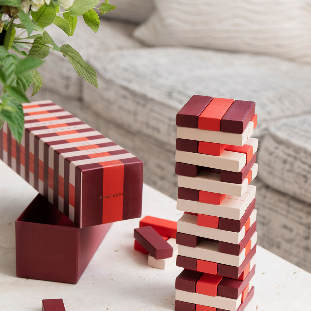 Printworks Play Tumbling Towers - Pink Red