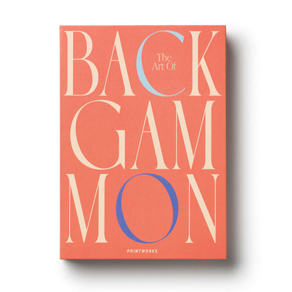 Printworks Classic Art of Backgammon-Red