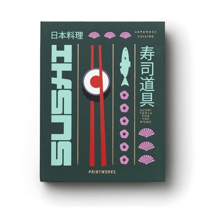 Printworks The Essentials Sushi Tools-Dark Green