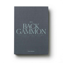 Printworks Classic Backgammon -Grey Blue