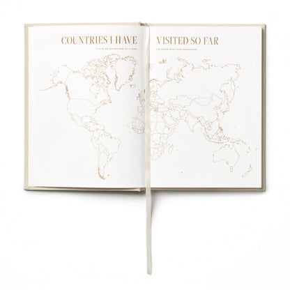 Printworks Bon Voyage Travel Journal-Blue Beige
