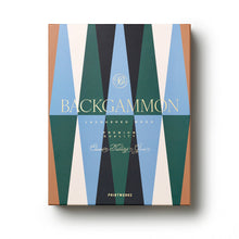 Printworks Lacquered Backgammon-Blue