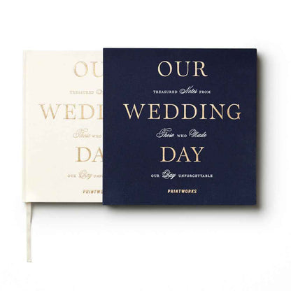 Printworks Wedding Guest Book-Dark Blue