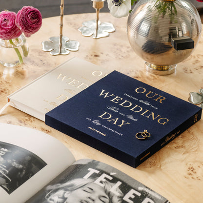 Printworks Wedding Guest Book-Dark Blue