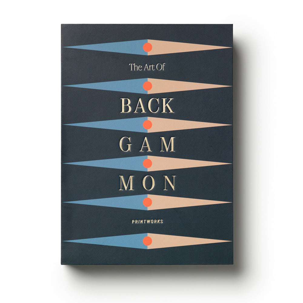 Printworks Classic Art of Backgammon-Anthracite Grey