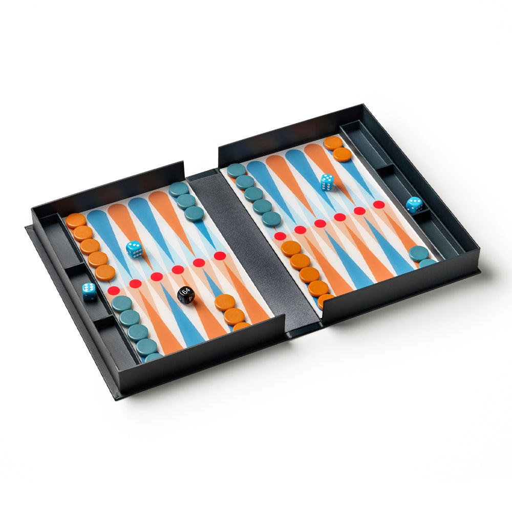 Printworks Classic Art of Backgammon-Anthracite Grey