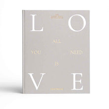 Printworks Photo Album-All You Need Is Love-Grey