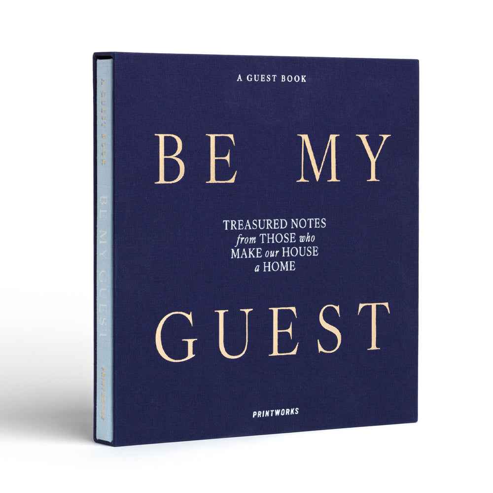 Printworks Guest Book-Be My Guest-Light Blue / Dark Blue