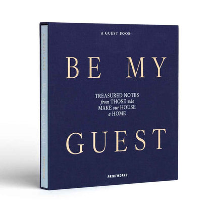 Printworks Guest Book-Be My Guest-Light Blue / Dark Blue