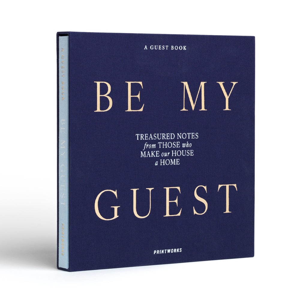 Printworks Guest Book-Be My Guest-Light Blue / Dark Blue