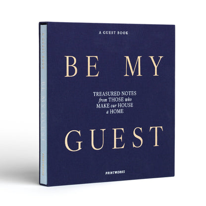 Printworks Guest Book-Be My Guest-Light Blue / Dark Blue