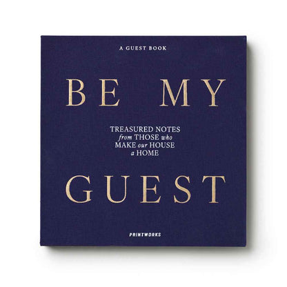 Printworks Guest Book-Be My Guest-Light Blue / Dark Blue