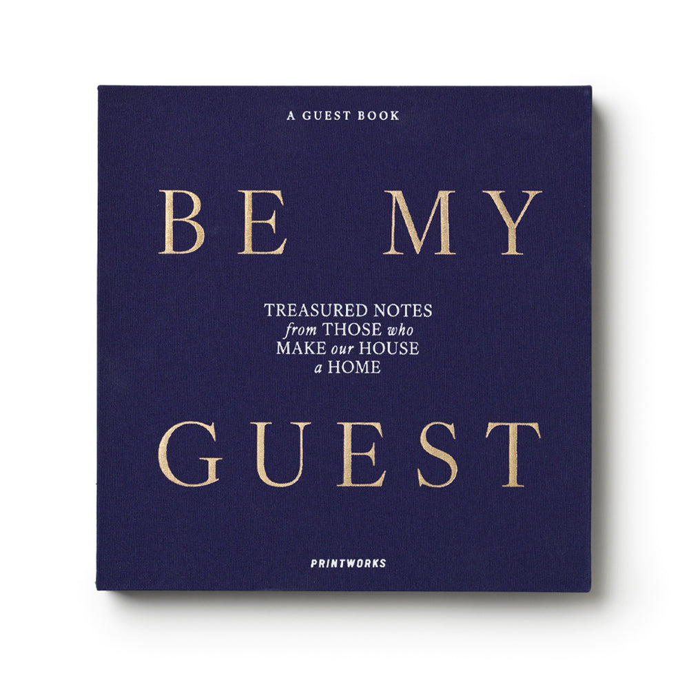 Printworks Guest Book-Be My Guest-Light Blue / Dark Blue