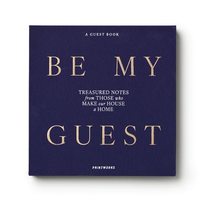 Printworks Guest Book-Be My Guest-Light Blue / Dark Blue