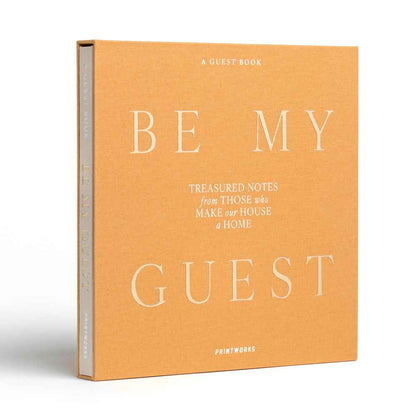 Printworks Guest Book Be My Guest-Beige Yellow