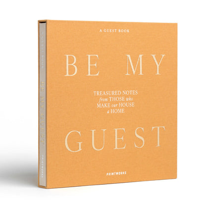 Printworks Guest Book Be My Guest-Beige Yellow