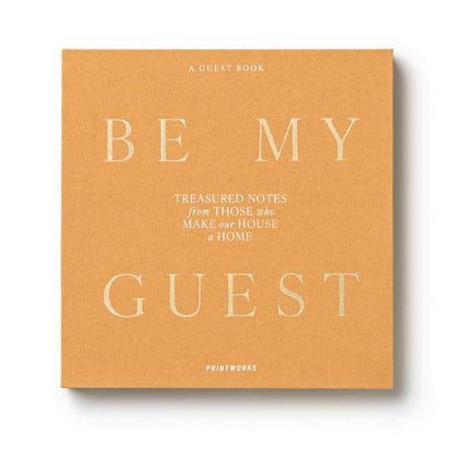 Printworks Guest Book Be My Guest-Beige Yellow