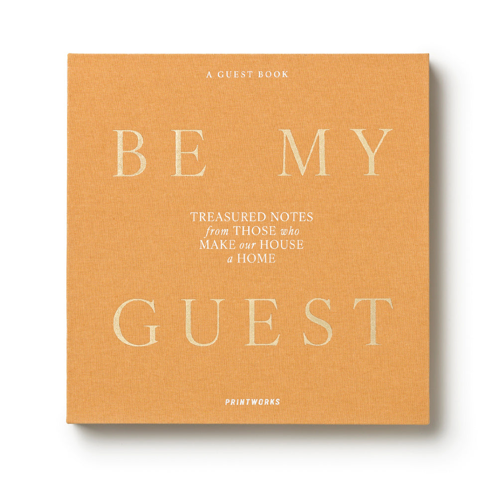 Printworks Guest Book Be My Guest-Beige Yellow