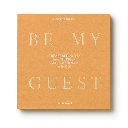 Printworks Guest Book Be My Guest-Beige Yellow