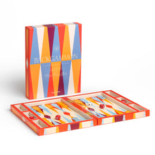 Printworks Lacquered Backgammon-Red