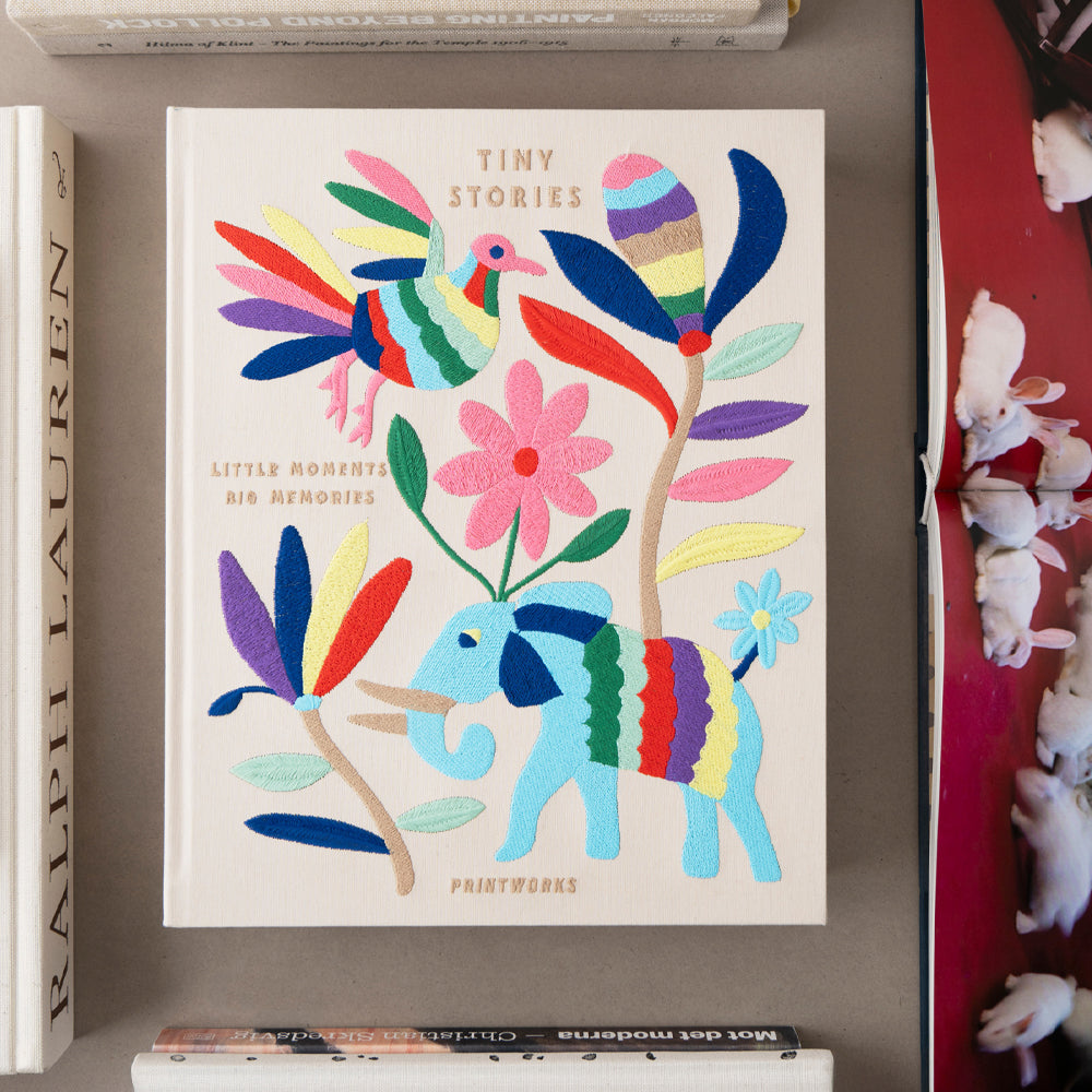 Printworks Embroidered Photo Album-Tiny Stories