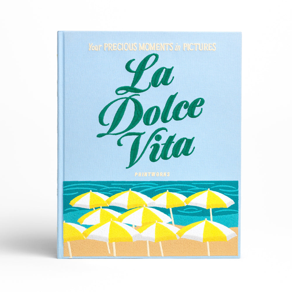 Printworks Embroidered Photo Album-Dolce Vita