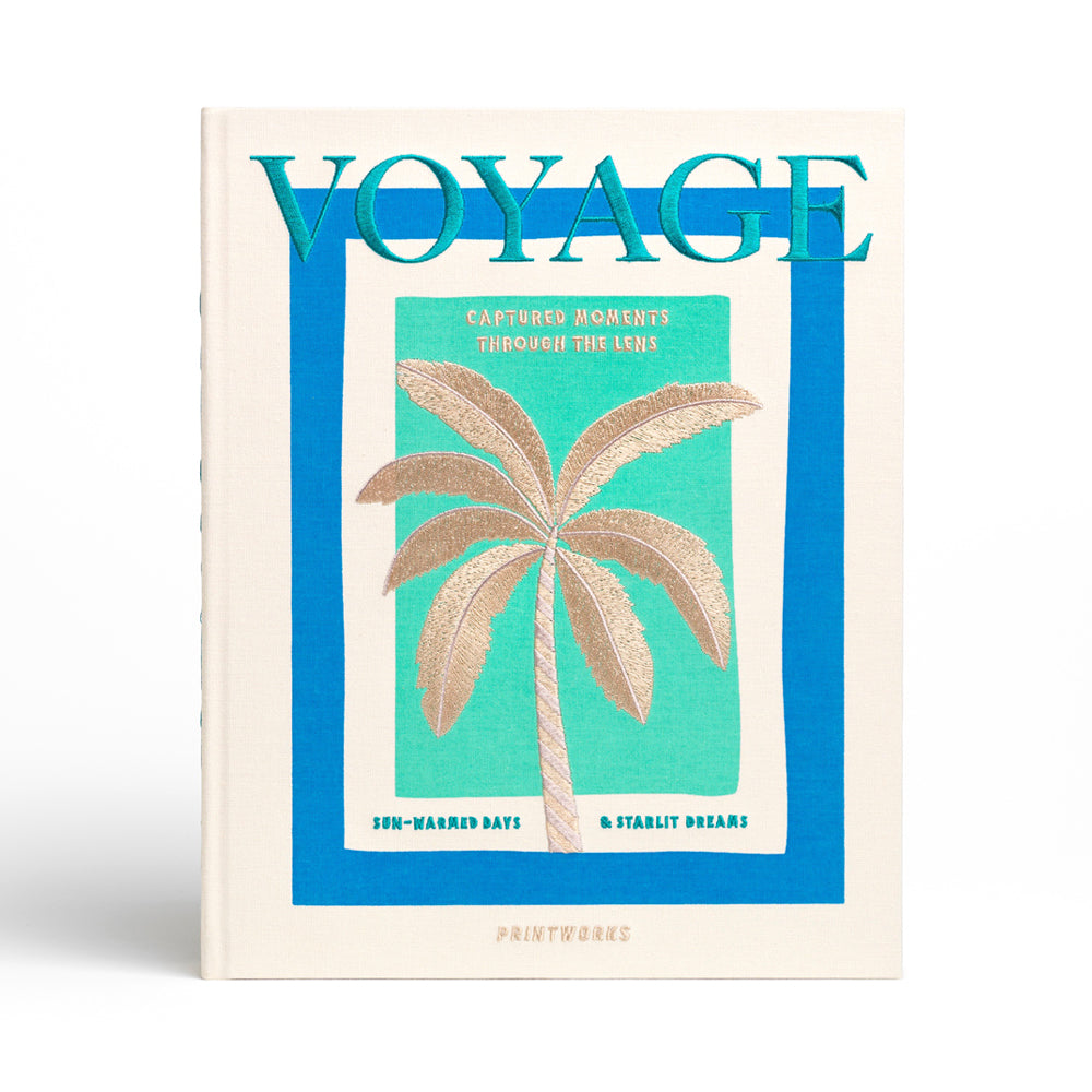 Printworks Embroidered Photo Album-Voyage