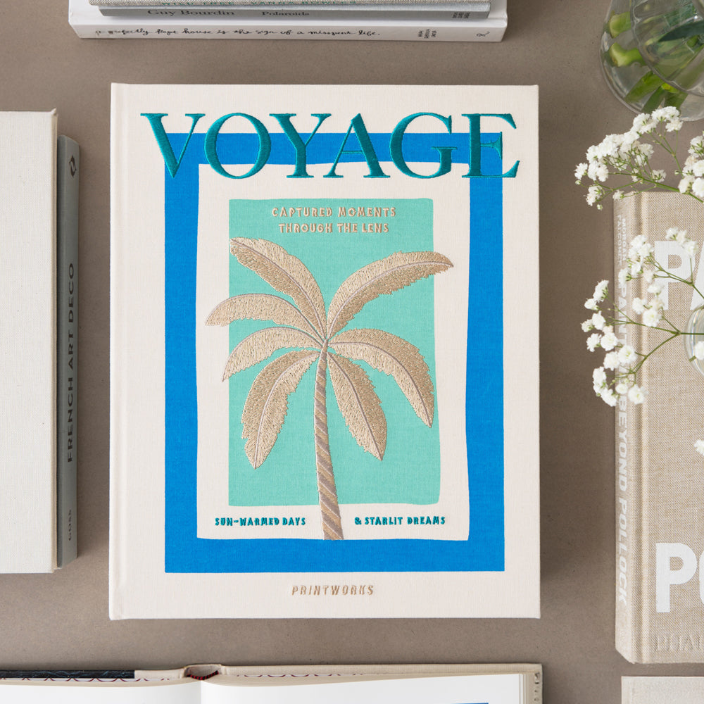 Printworks Embroidered Photo Album-Voyage