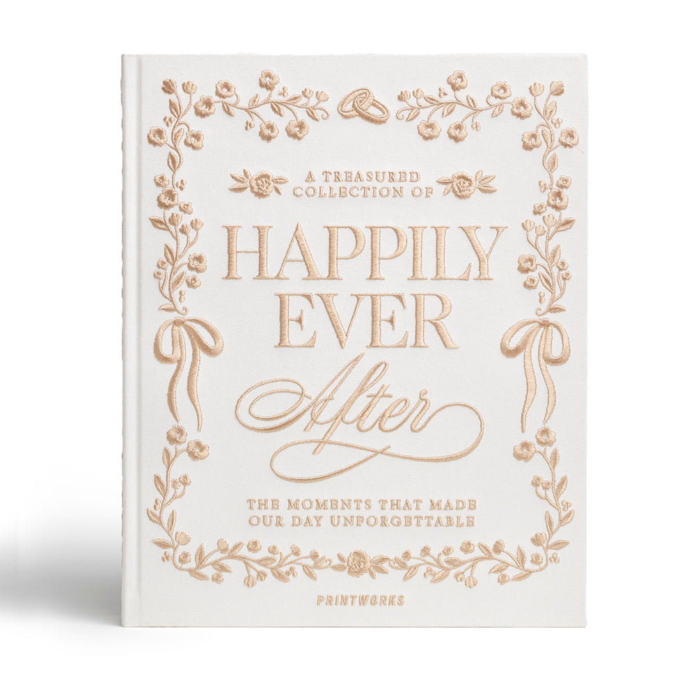 Printworks Embroidered Photo Album-Happily Ever After