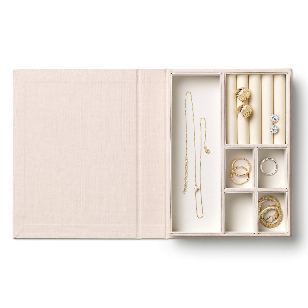 Printworks Jewellery Box A Girls Best Friend-Beige Medium