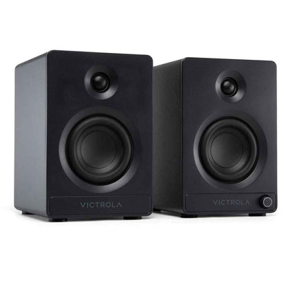 Victrola Tempo Bookshelf Speakers - Black