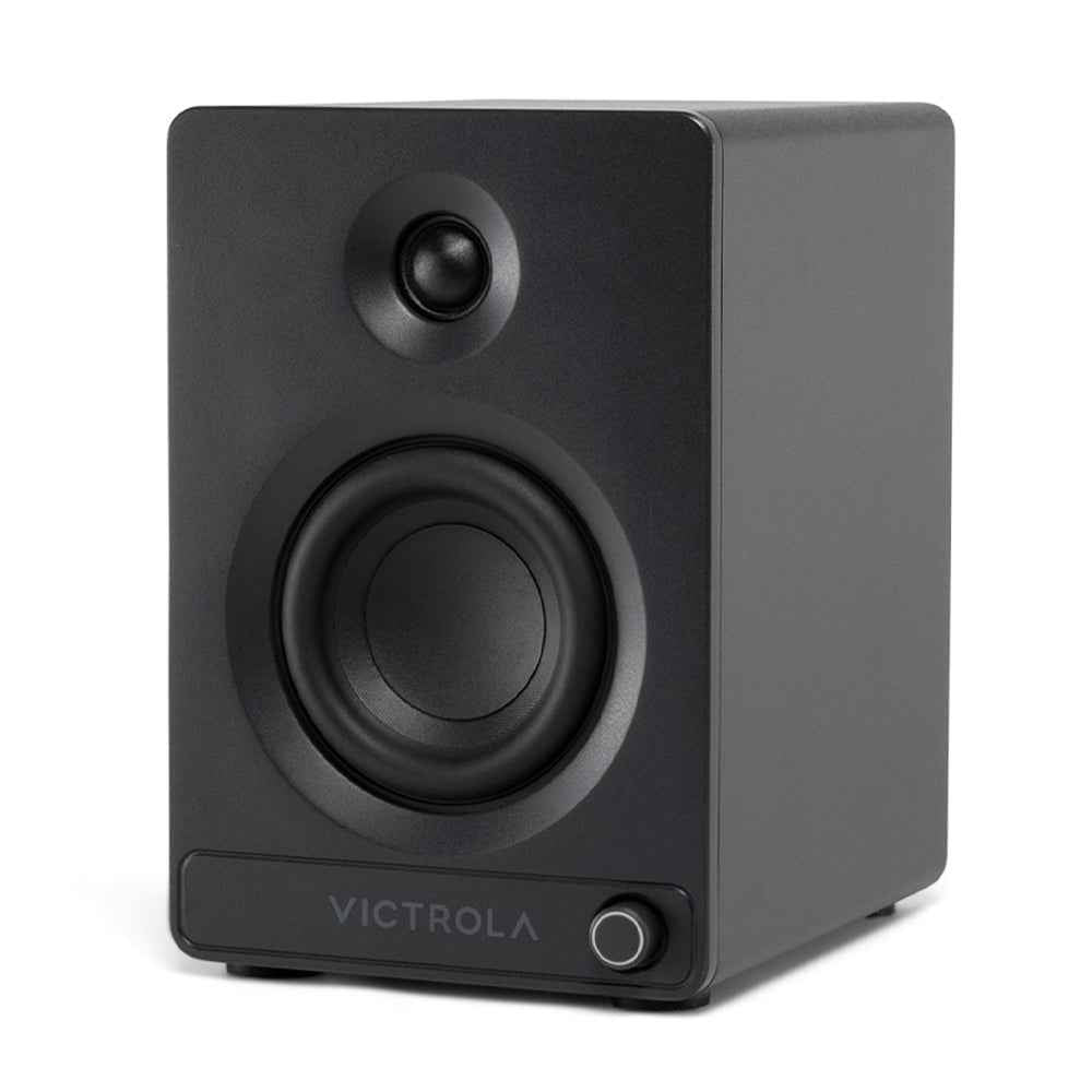 Victrola Tempo Bookshelf Speakers - Black