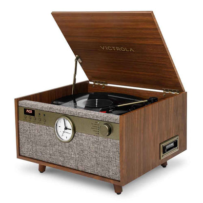 Victrola Century Signature 6-in-1 Wood Record Player - Walnut