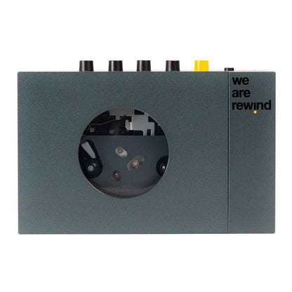 We Are Rewind Portable Cassette Player & Recorder - Keith, Grey