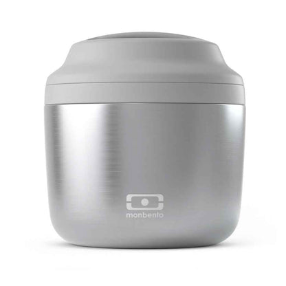 Monbento Mb Element Isolated Bento Box - Metallic Silver