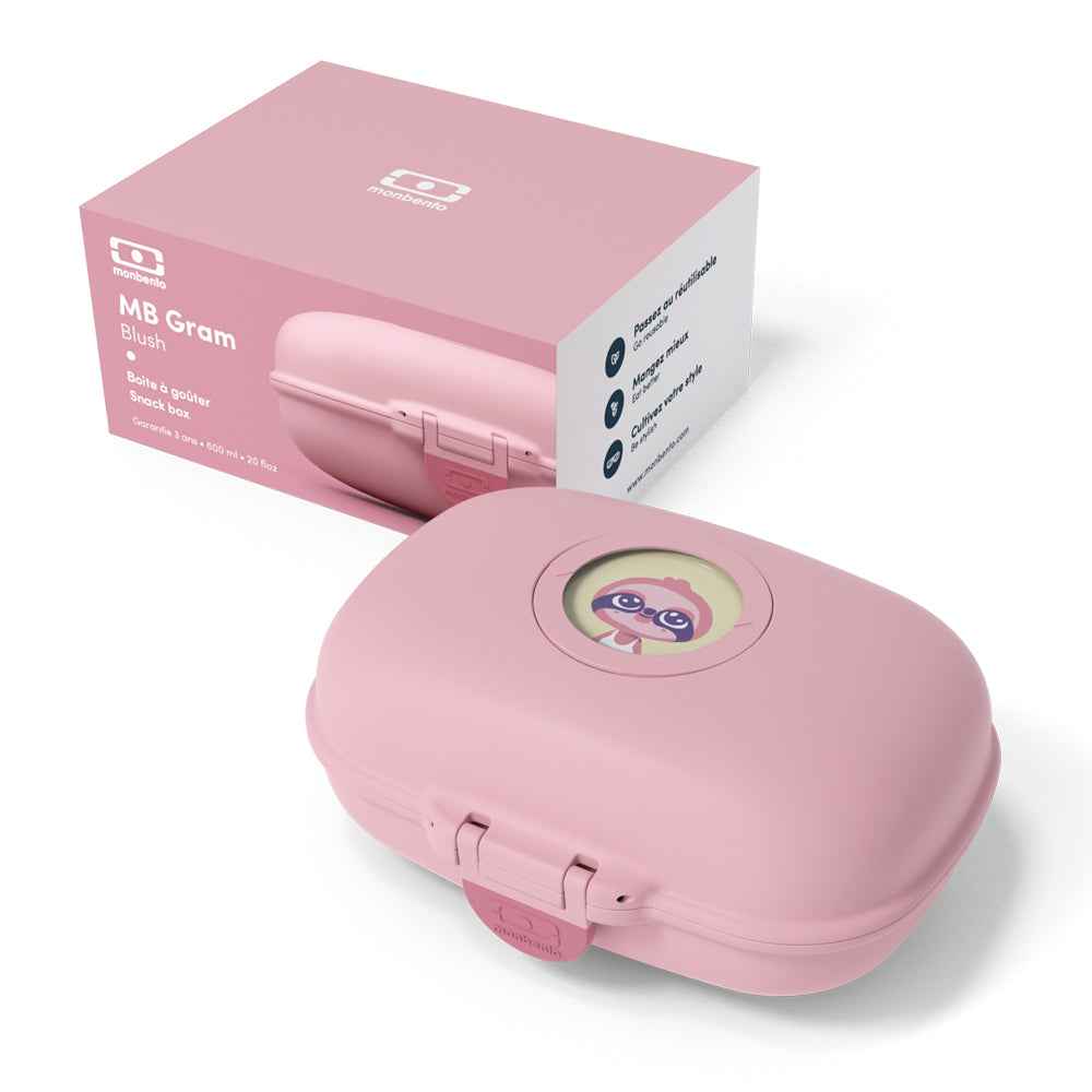 Monbento Mb Gram Kids Snack Box - Pink Blush