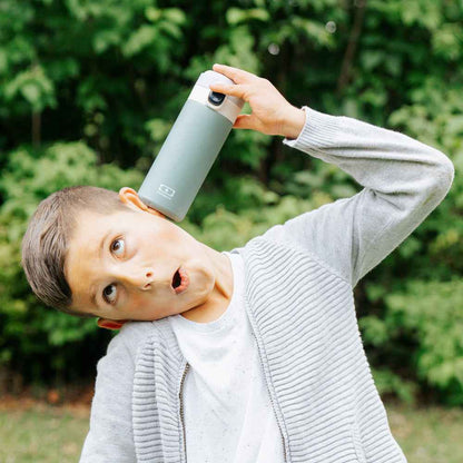 Monbento Mb Pop Insulated Bottle - Green Natural