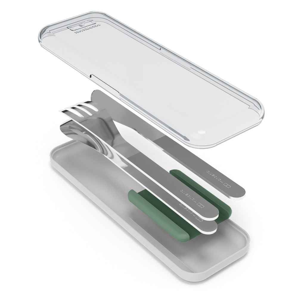 Monbento Mb Slim Box - Trio Knife - Green Natural